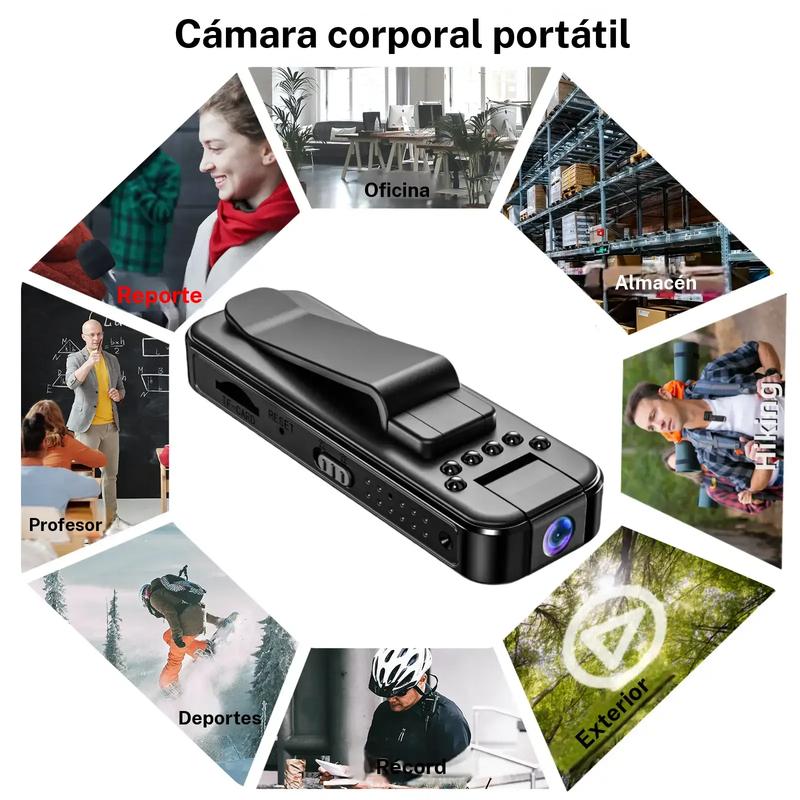 Mini Câmara Portátil - Leve e com Visão Noturna