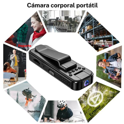 Mini Câmara Portátil - Leve e com Visão Noturna