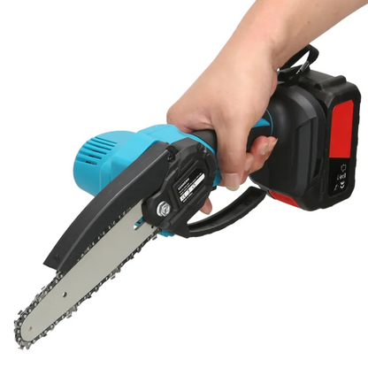 Motosserra Portátil Profissional 48V + 2 Baterias + Acessórios de Oferta