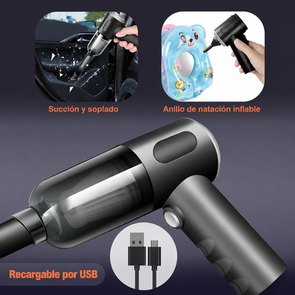 Aspirador de Mão Recarregável e Portátil