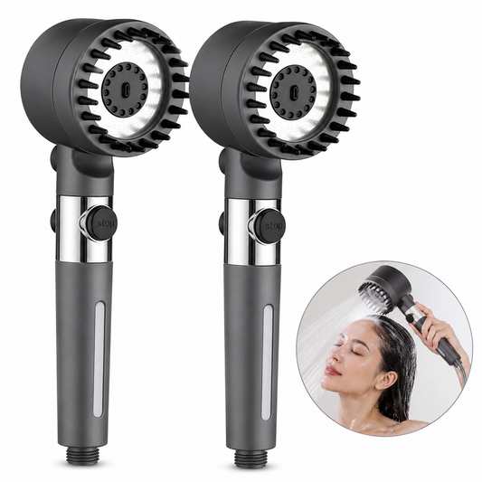 OFERTA 2x1 - Cabeça de Duche de Alta Pressão com Massagem