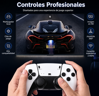 Consola Retro 4K com 23 Emuladores e Mais de 20.000 Jogos